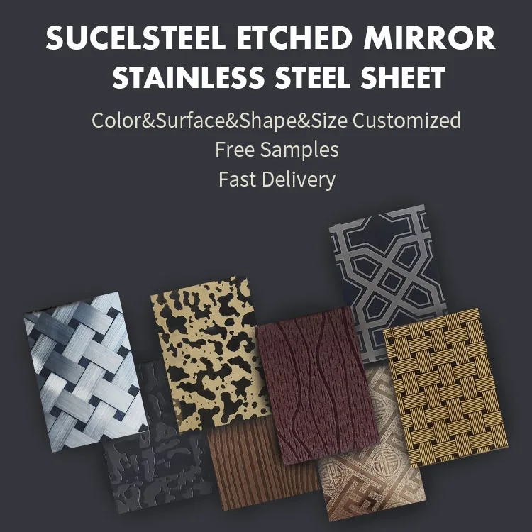 SUCEL SS 4Ft X 8Ft Etched Finishing Stainless Steel Metal Sheet 1Cm Prices Per Kg