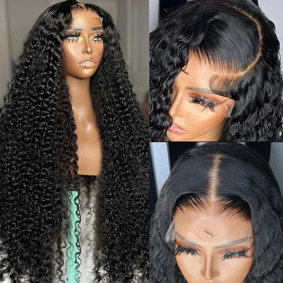 Parrucca frontale in pizzo HD con onde profonde sciolte da night club, parrucche brasiliane ricce per capelli umani per donne_voghion.com