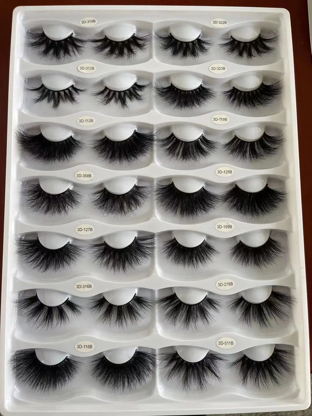 Siberian Real Mink Long Luxury Lash Mink Natural Handicraft 25mm Real
