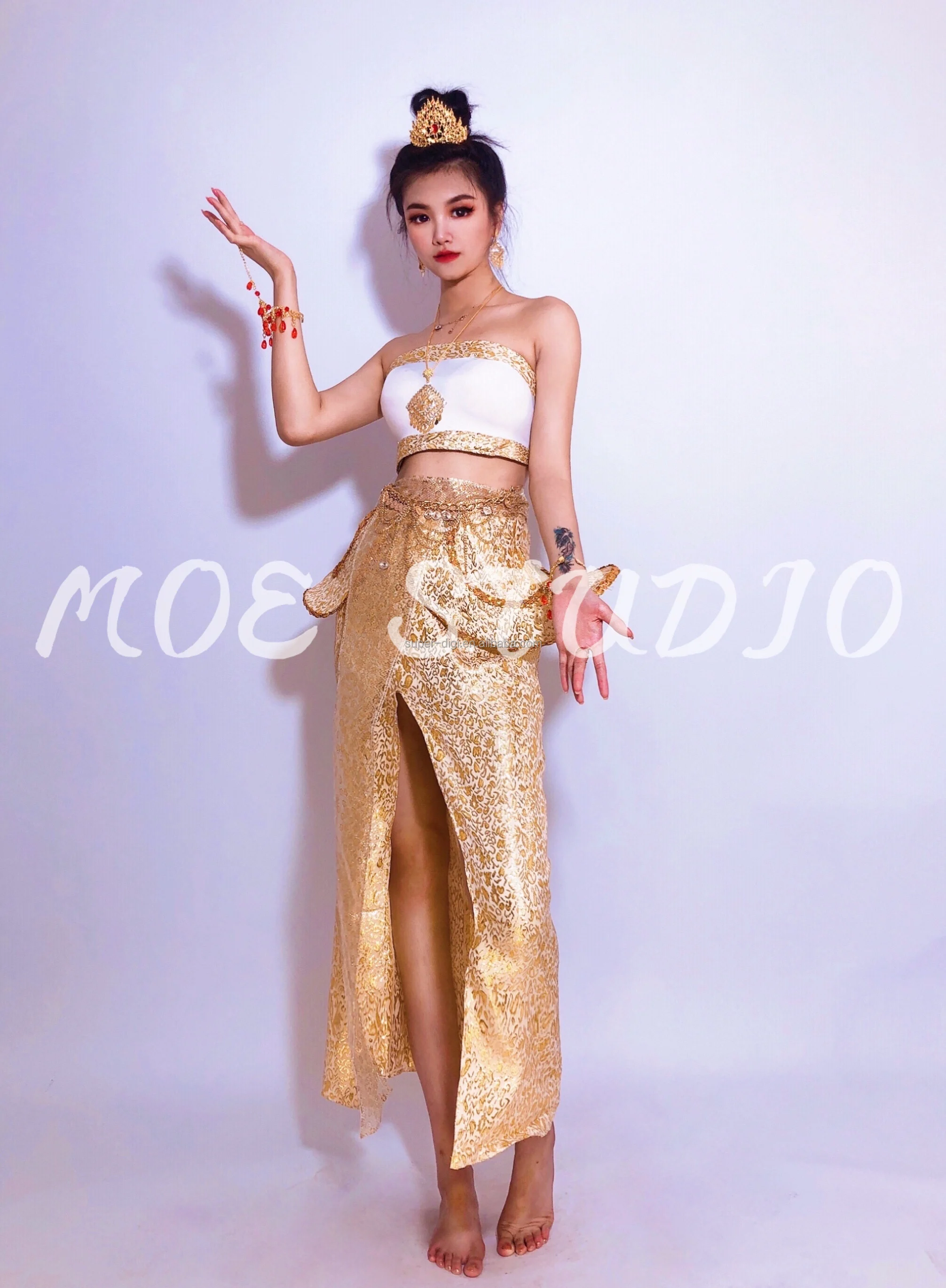 Traje de actuación de gogo Thai para hombre y mujer, estilo étnico, Sexy,  para espectáculo de escenario, club nocturno, cantante, bailarina|  Alibaba.com