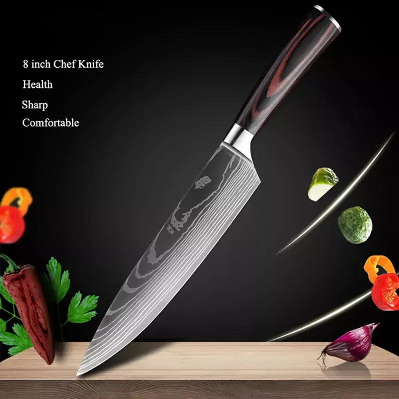 Buy Wholesale China Wholesale Price 10pcs Stainless Steel Kitchen Knife  Santoku Chef Modern Knives Kitchen Knife Set & Kitchen Knife at USD 2.99