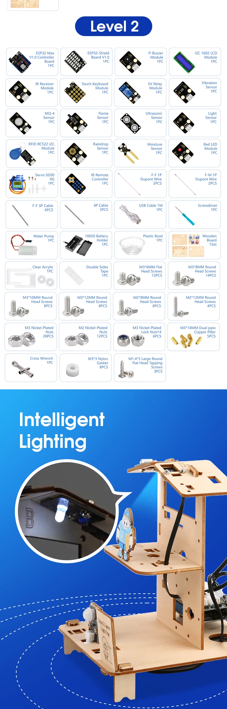 Smart School Arduino Projects Robotlinking STEM School Smart Home Kit Education Solution Series with ...
