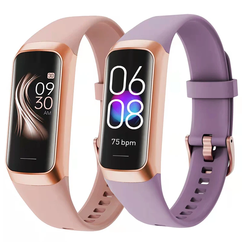 Top C60 AMOLED Color Screen Smartband Ip67 Waterproof Heart Rate Health Monitoring Sports Smart Fitness Band Android Bracelet