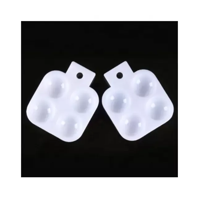 Plastic Drawing Tool Art Paint Color Mixing Paint Pallet Oil Paint Empty Watercolor Palette