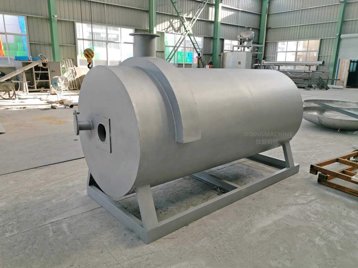 Промышленный непрямой газовый масляный генератор горячего воздуха для