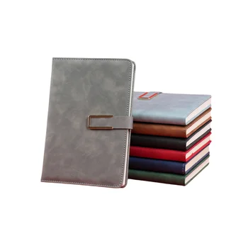 Custom Branded Promotional Paper Notebook Leather Notebook With Logo Printing