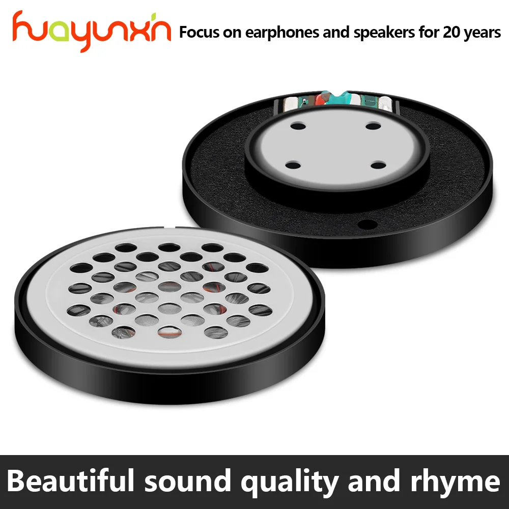 Huayunxin HS40 40mm 32ohm 122db 100mw Loudspeaker for Headphones