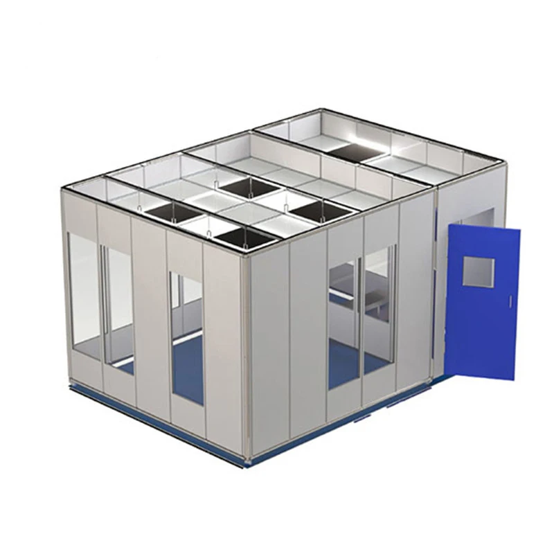 HUAAO Modular Sandwich Panel Cleanroom System with Minimalist Design for Workshop Use-Waterproof & Fireproof