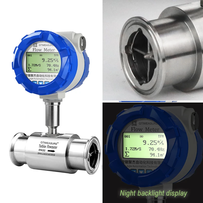 Digital Flow Neter Smart High Accuracy Flow Meter for Liquid Water Oil Milk Liquid Flow Sensors