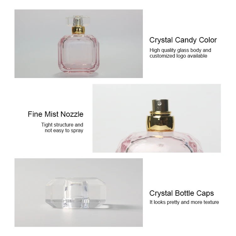 Manufacturer Flacon Clear Fragrance Bottle, 30ml 50ml 90ml 100ml