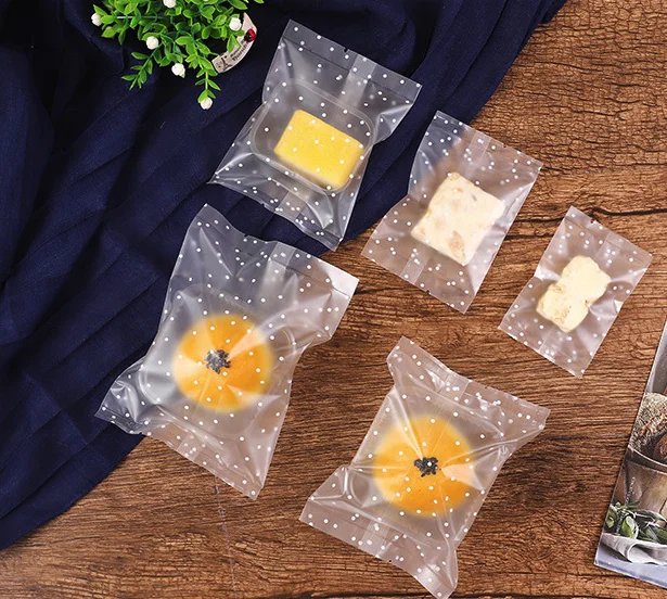 Custom Printed Mooncake Plastic Packaging Bag/matte Finish Middle Seal