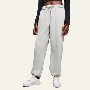 Women's Casual Solid Anti-Pilling Drawstring Sweatpants Plus Size Baggy Streetwear Hippie Joggers Trousers Loose Pants