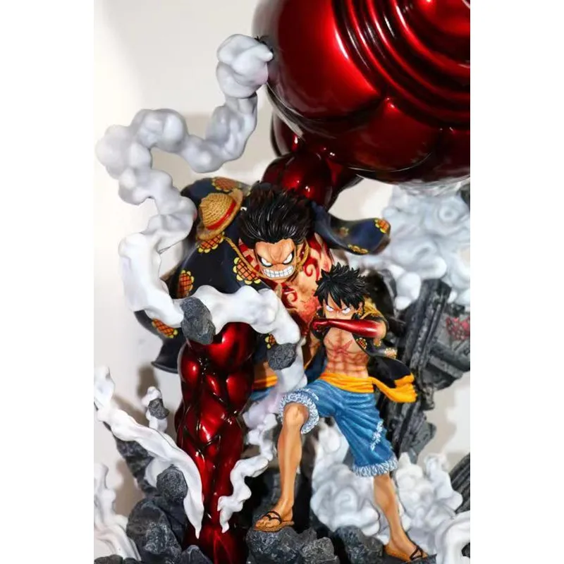 One Piece GK Monkey D Luffy Gear 4 OverSize 50cm Pvc Anime Action Figure  Model