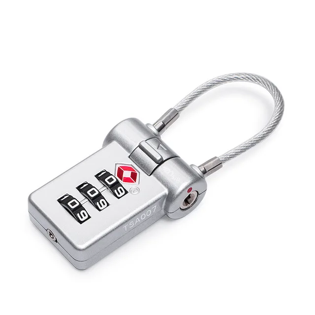 TSA-candado de combinación de dígitos para equipaje, candado de