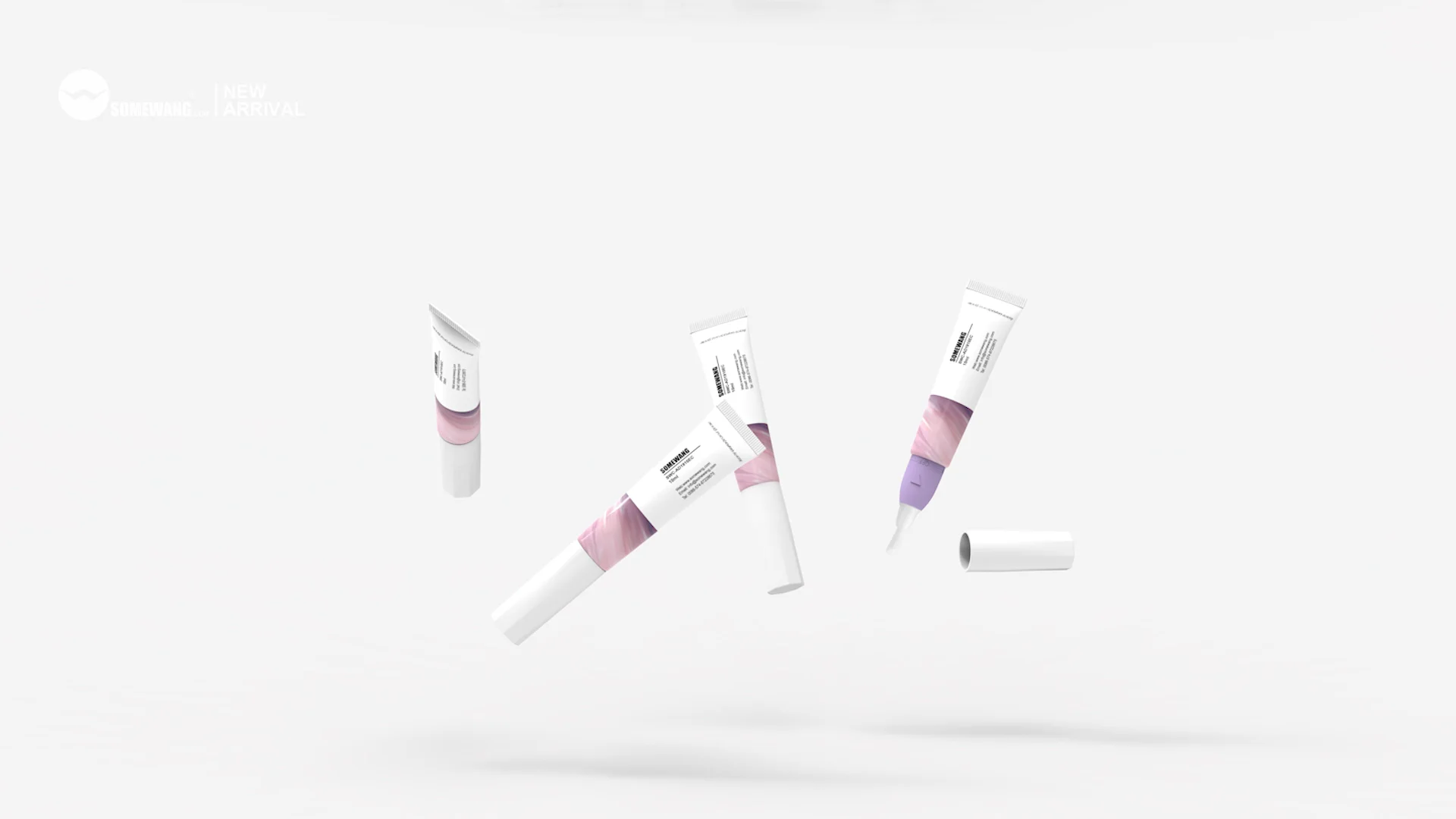 15ml 20ml Cosmetic Sunscreen Serum Pump Tube 10ml Lipgloss Tube White