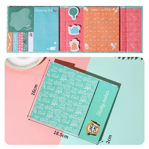 2026 Custom A4 A5 A6 Sticky Note Pads Cute Loose Leaf Student Notepad with Promotional Logo Cheap Custom Design