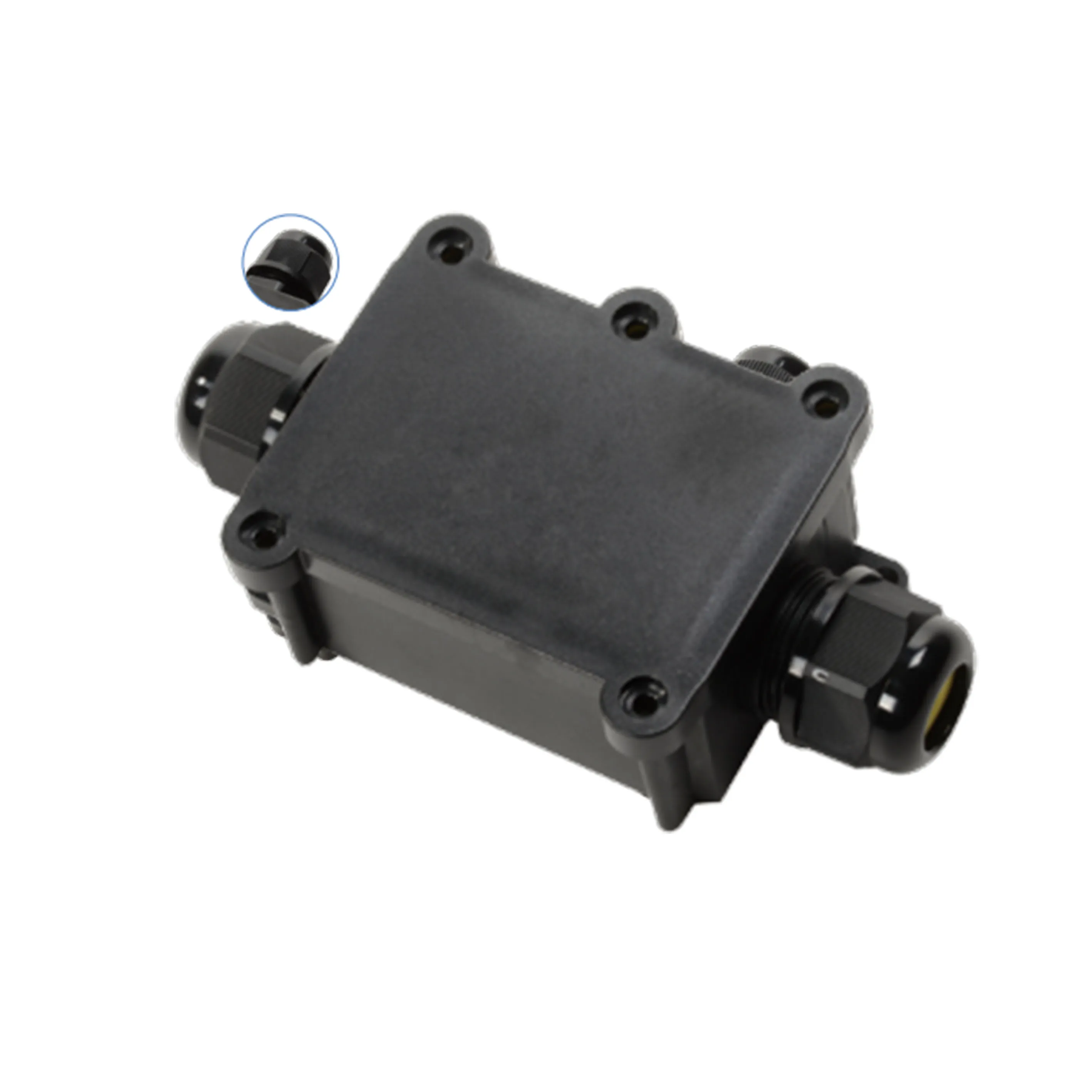 IP68  FSH713 Waterproof Plastic Box with M9 M12 M14 Waterproof Connector