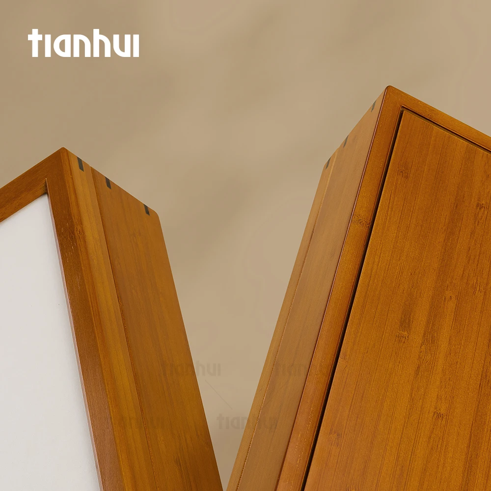 Tianhui Bamboo Gift Box with Interchangeable Inserts, Reusable Brand Packaging