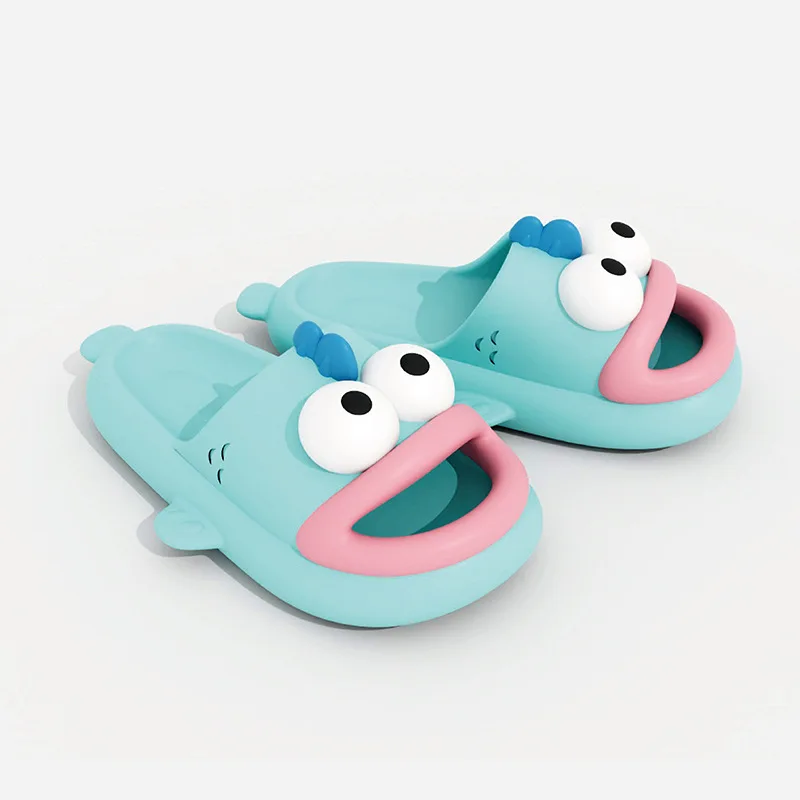 Pantuflas de Verano Hangyodon para Hombre y Mujer Chanclas de Baño  Antideslizantes para el Hogar Zapatos Planos de Animales y Sandalias  Divertidas