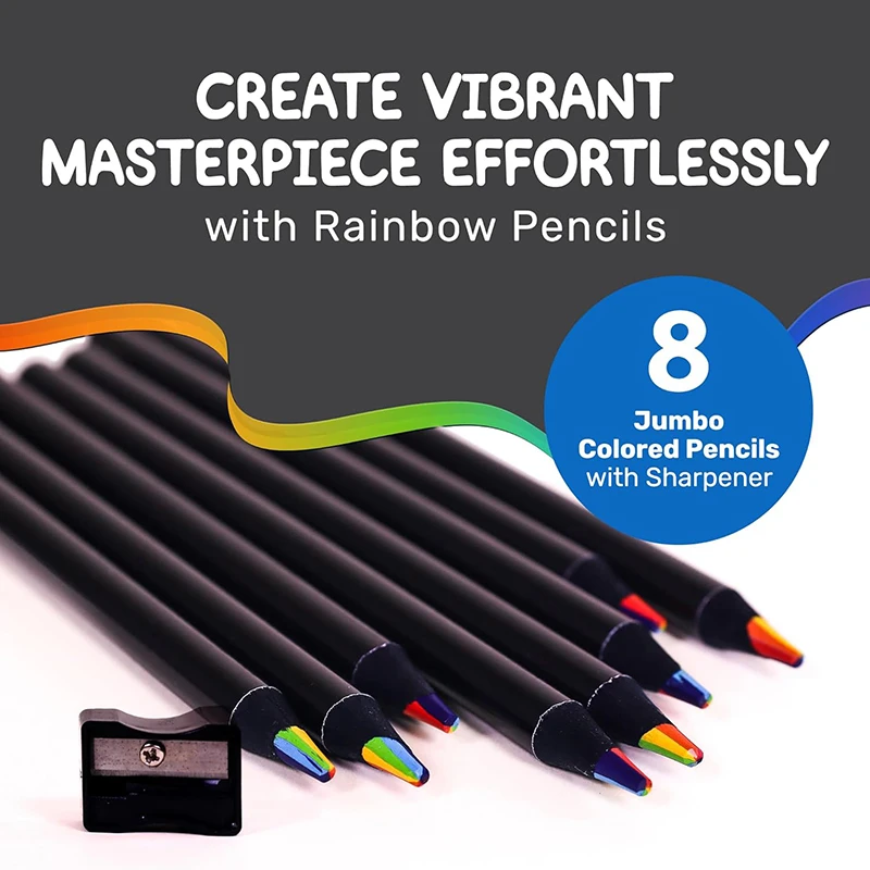 8 шт. детские цветные карандаши