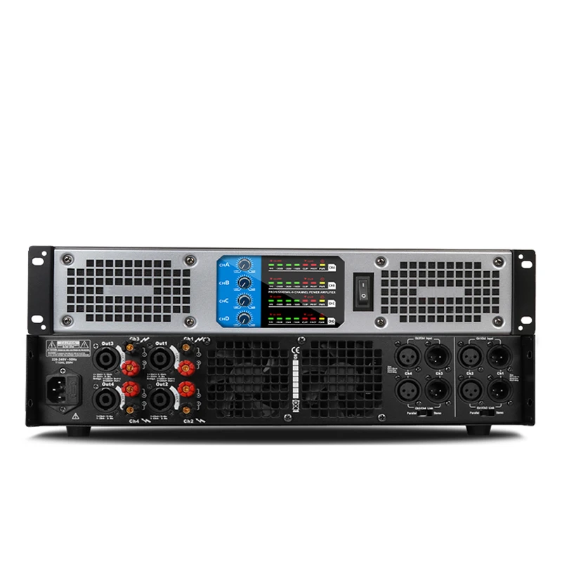 DA4600 DA2600 600 Вт * 4 2 профессиональные 4-канальные цифровые 10000 усилители мощности аудио 2-канальный