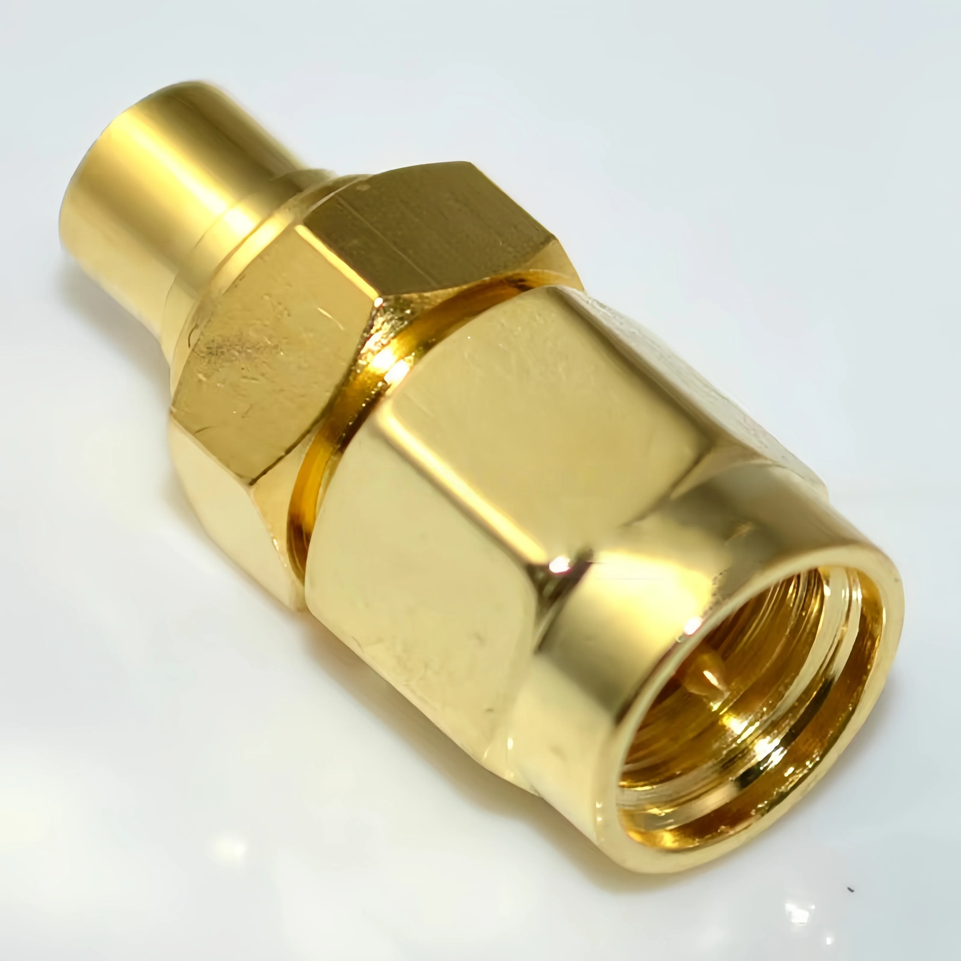  Male Plug to Mcx Female Jack Female Straight RF Coax Adapter Connector