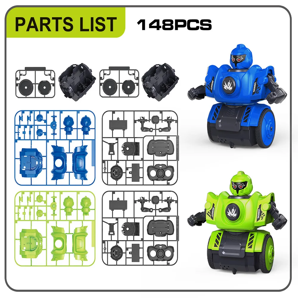 MILI学習玩具インタラクティブボクシングロボット2.4Ghz DIY組み立て
