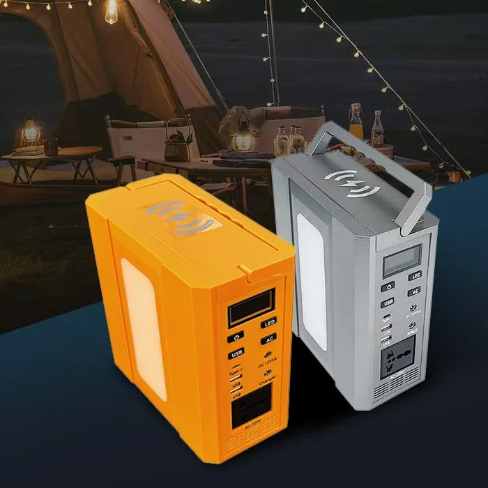 M-3T Modeli US/UK/EU 300Watts Dalje AC, 200Wh Bateri LifePo4 Stacion Portativ i Energjisë Me Dritë LED 15Watts Ngarkim Pa Kabel