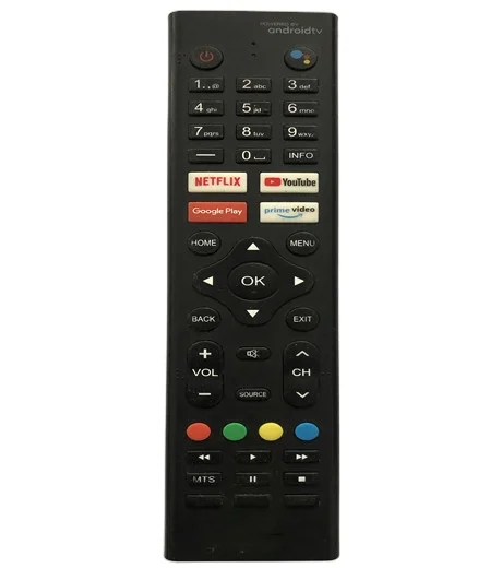 High Quality 4K Smart Remote Control Plastic Material with Rolling Code