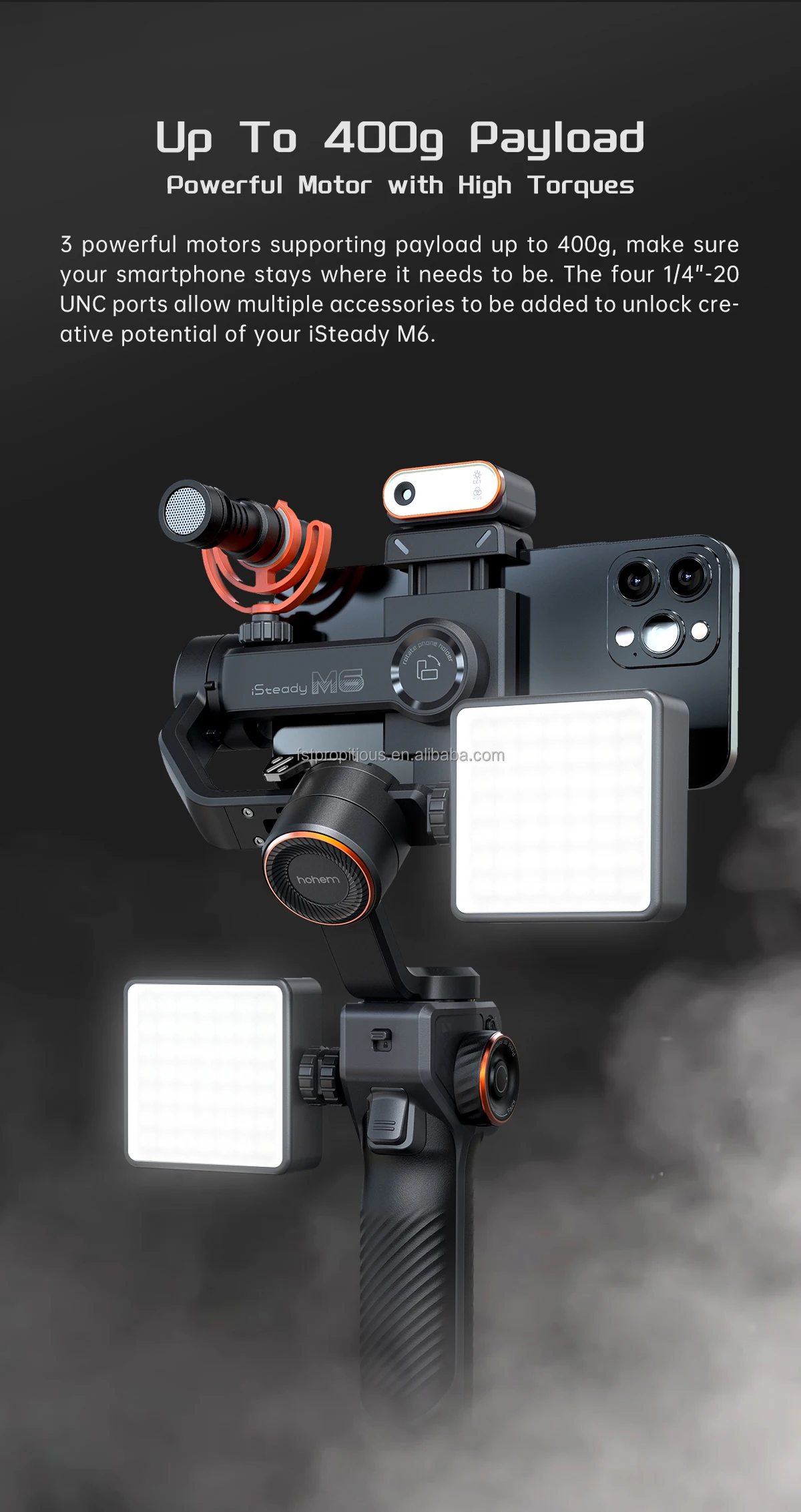 Hohem Isteady M6 Gimbal Stabilizer - Smooth Video Vlogging Hohem Isteady M6 Gimbal Stabilizer - Smooth Video Vlogging