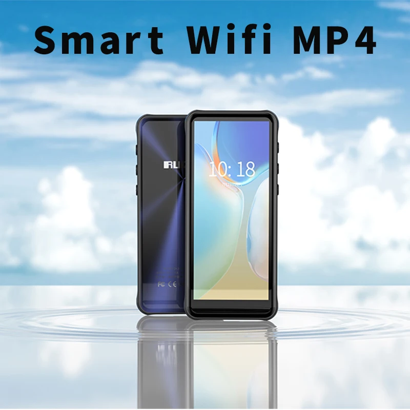 RUIZU Z80 Android WiFi MP4 MP3 Music Player With Bluetooth Full Touch Screen 16GB HiFi Sound Walkman Support APP Download