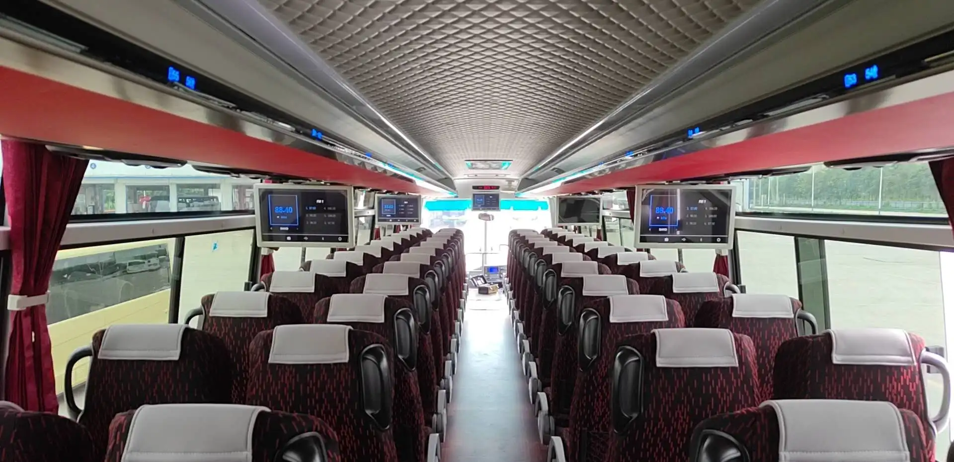 Новые городские автобусы Zhontong LCK 6129D автобусные сиденья Роскошные Пассажирские 58