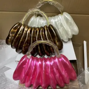 Clutch Bag Women Acrylic Evening Party Clutch Bags Wholesales Woman Chain Dinner Birthdays Handbags Luxury Wedding Clutch Bag