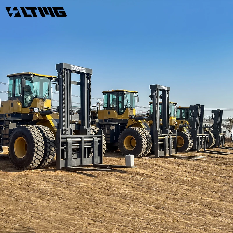 LTMG 4WD Heavy Loading Hydraulic Off Road Forklifts 20ton 15ton 10ton 12ton All Rough Terrain Forklift for Sale