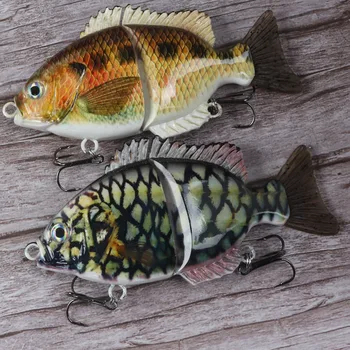 Cheery High Quality 14cm 82g 2 Section Sunfish Lure Multi-segment Bait Artificial Bionic Bait Fishing Hard Lure – Hard Lure – view 5