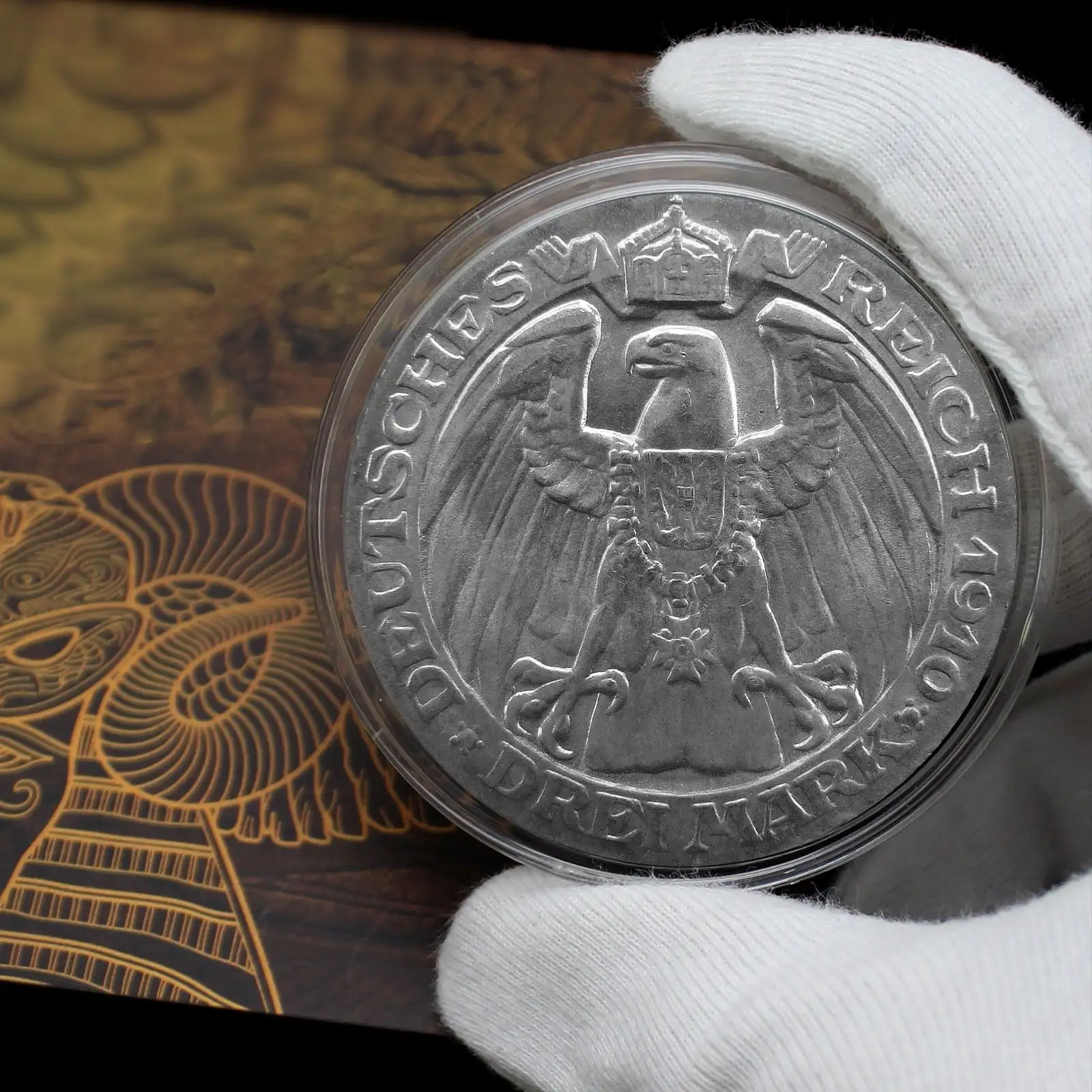 38毫米塑料圆形硬币保护器PS储物收纳盒抗氧化1OZ硬币胶囊