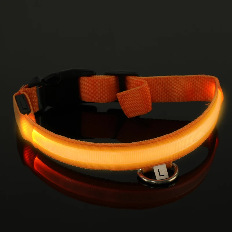 Usb Rechargeable Pet Dog Led Glowing Collar Durable Lifetimeled Pet