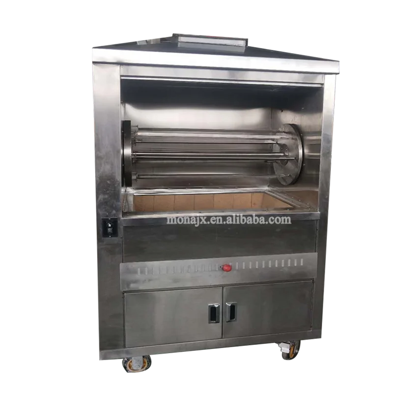 Peruvian Chicken Grill Machine Automatic Rotating Chicken Wing Barbecue Machine