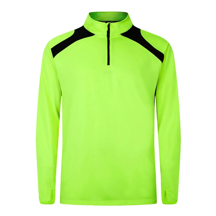 100%polyester Race Running Quarter Zip 
