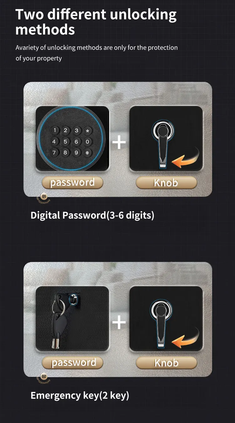 CEQSAFE China Box Electronic Digital Lock Safe Home Metal Safe Box Gun Safe Box factory