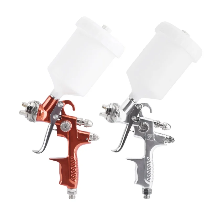 RONGPENG R802 Professional HVLP Spray Gun Aluminum Forged Paint Gun Body Pneumatic Spray Gun Gravity Feed