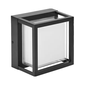 LED Modern Outdoor Square Wall Sconce Light  Bright Porch Patio Lights, IP65 Waterproof Exterior Lighting for House Front Door