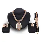 4 Piece Gold Plated and Fine Jewelry Sets Type Jewellery Set Girls