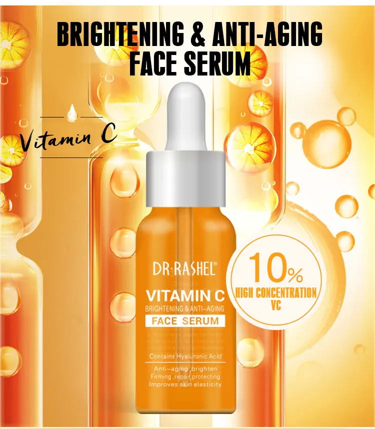 DR RASHEL Brightening Vitamin C Serum For Face Firming Makeup Primer Serum