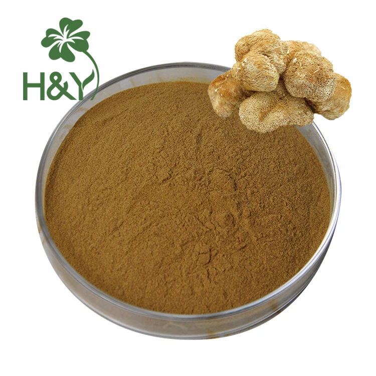 Заводская поставка, бесплатный образец, экстракт грибов Лев 10:1, высокое качество, порошок экстракта травяной гривы