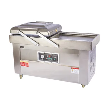 Dz 600 Double Chamber Meat Vacuum Packing Machine Vaccum Chicken Packaging Sealer Commercial Use With Ce