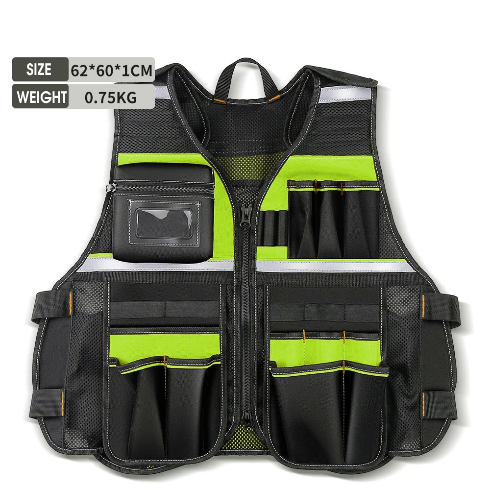 Workwear Allround Work Tool Vest Reflective Safety Tool Vest With Multi