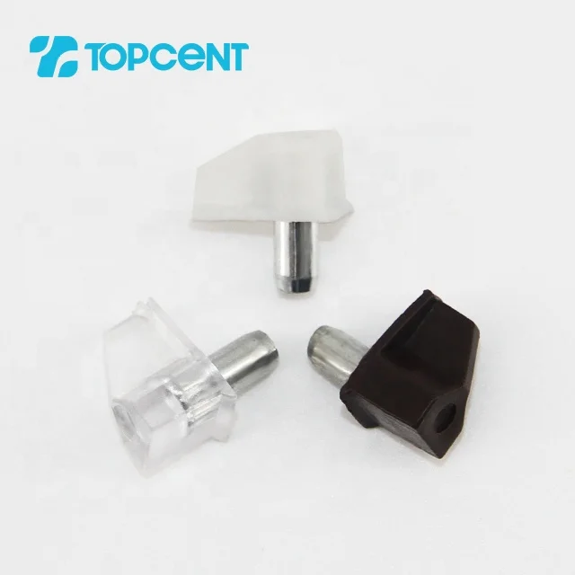 5 Pernos Soportes Para Estantes De Gabinete – Metal Blanco 16mm (Uxcell)