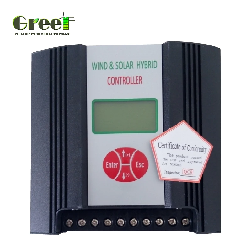 500w 1KW Off- Grid Wind Generator Battery Charge Controller