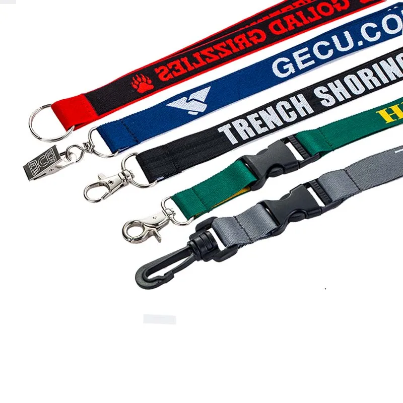 Custom Lanyards With Removable Snap Keychain Lanyard Holder Woven